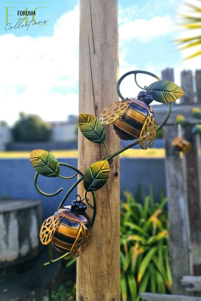 Sweet Honey Bees Wall Decor  |  Outdoor Wall Art Bee Lovers Bee Lovers