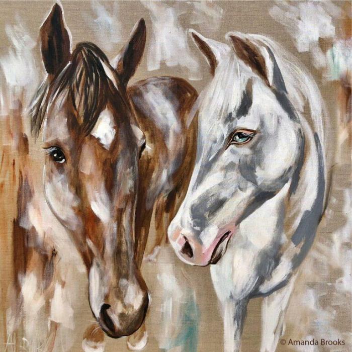 Whispering Horses Trivet – Artist Lab  |  Coasters Coasters Coasters