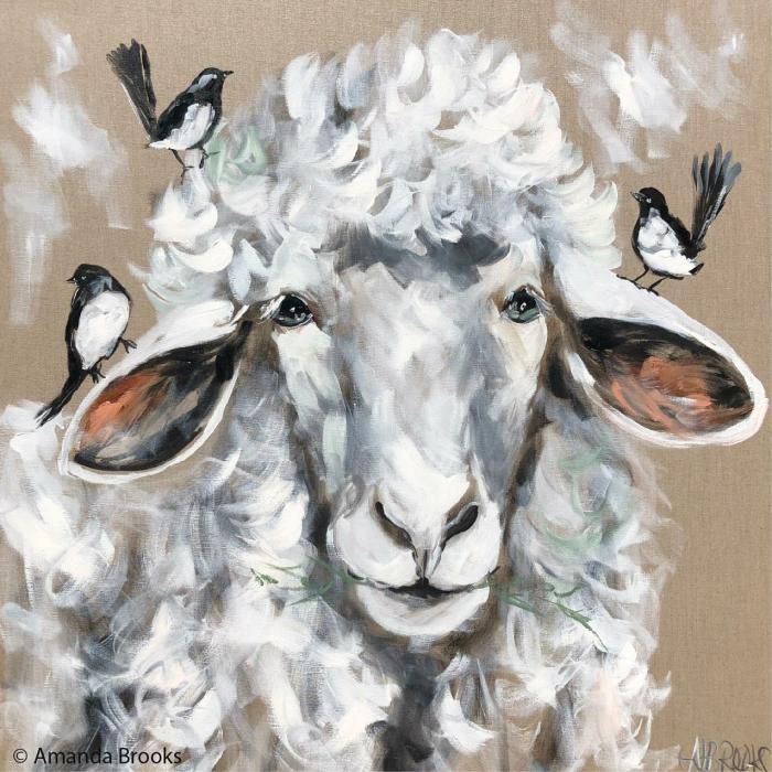 Woolly Sheep 4Pc Coaster Set – Artist Lab  |  Coasters Coasters Coasters