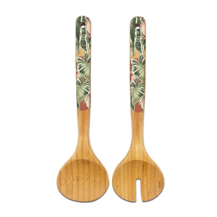 Bamboo Salad Servers – Sunset Ginger  |  Catering & Tableware Catering & Tableware Catering & Tableware