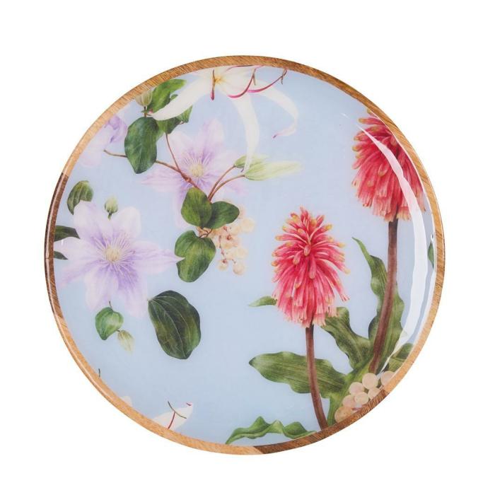 Mangowood – Platter Enchanted Summer Azure 35Cm  |  Catering & Tableware Catering & Tableware Catering & Tableware