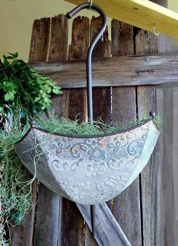 Galvanized Embossed Umbrella Planter – Decor  |  Planters & Vases Planters & Vases Planters & Vases