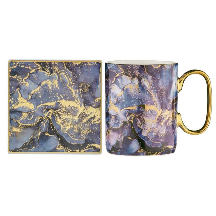 Golden Depths Mug & Coaster Set – Moonstone  |  Mugs Kitchenware Mugs