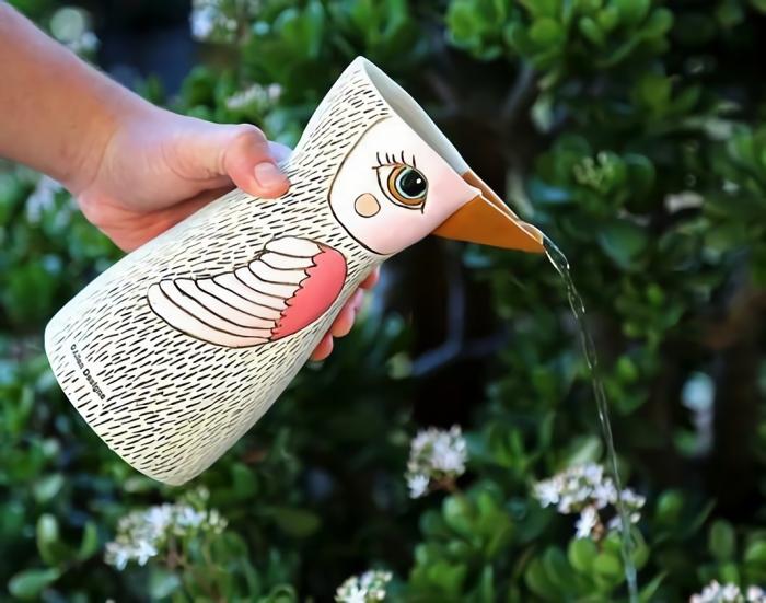 White Bird – Watering Can – Vase  |  Planters & Vases Planters & Vases Planters & Vases