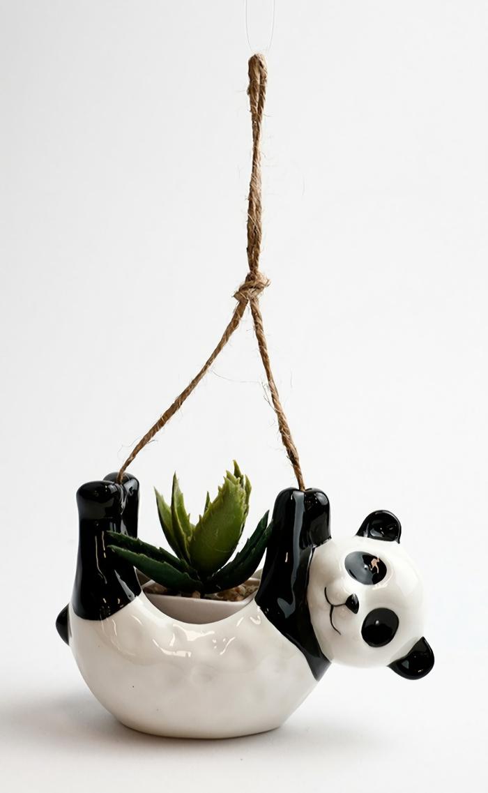 Hanging Panda Planter  |  Planters & Vases Planters & Vases Planters & Vases