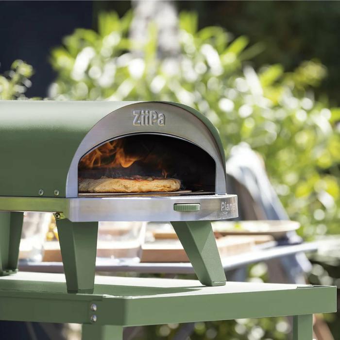 Pizza Oven – Ziipa Piana Gas Fired Pizza Oven With Rotating Stone – Eucalyptus  |  Pizza Ovens Outdoor Gardenwares Pizza Ovens