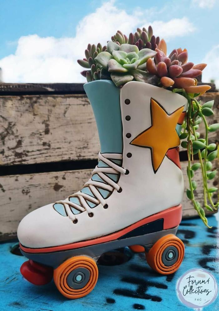 Retro Rollerskate Planter  |  Planters & Vases Planters & Vases Planters & Vases