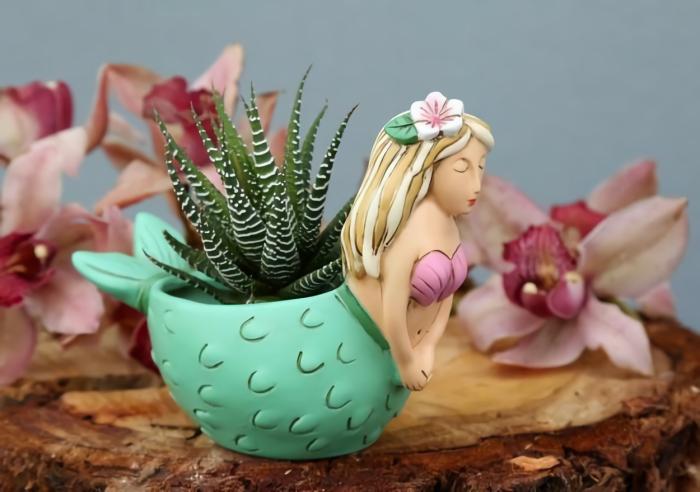 Small Mermaid Planter  |  Planters & Vases Planters & Vases Planters & Vases