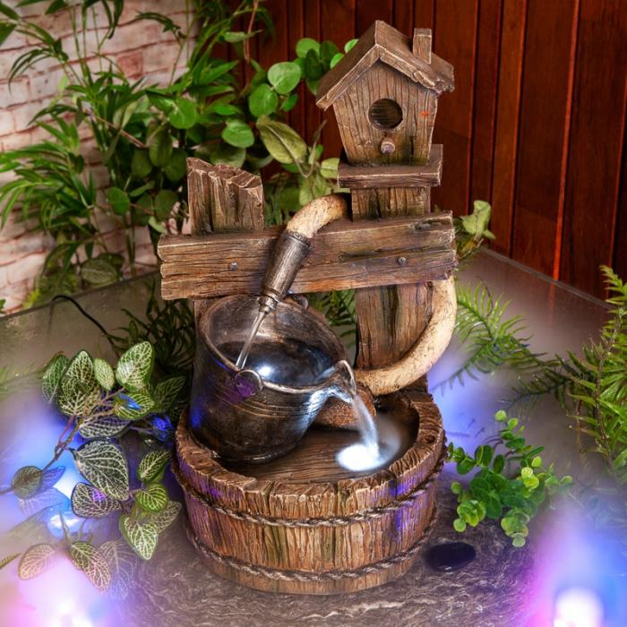 Water Hose Bird Nest Water Fountain Feature  |  Water Features Outdoor Gardenwares Water Features